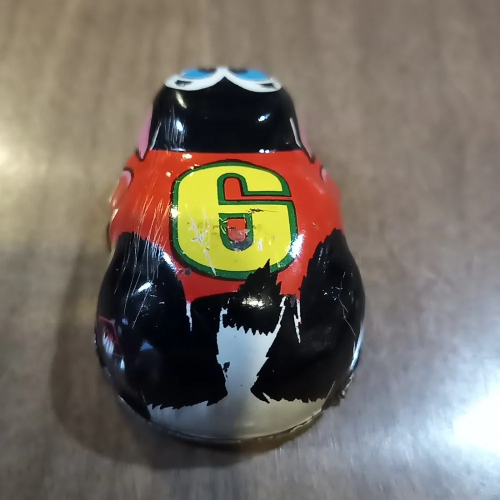 Vintage Yone Yonezawa Japan Tin Friction Toy Cat Animal Car Toy af-50